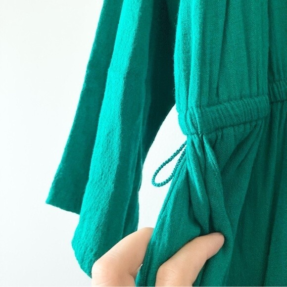 Torrid Green Button Up Long Sleeve Dress Size 2X - Picture 2 of 7